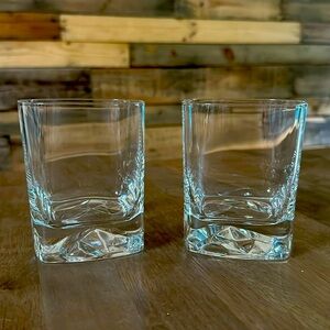 Square Low Ball glasses (pair)